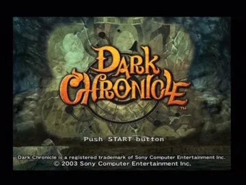 Dark Chronicle (Japan) screen shot title